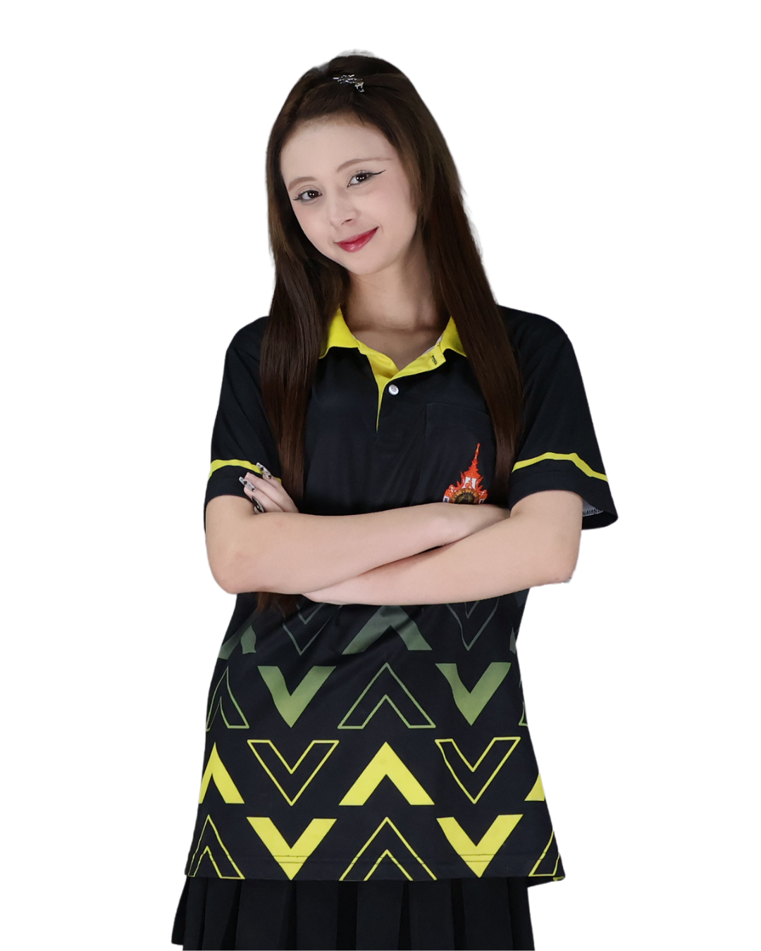 นางแบบใส่เสื้อคณะ